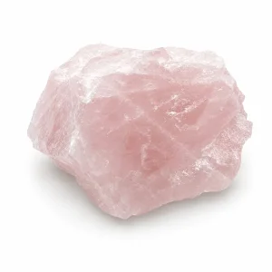 Raw Rose Quartz Chunk — 5" Pink Crystal for Love & Emotional Healing