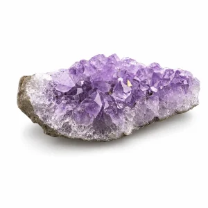 Raw Amethyst Crystal — Medium 3–4" Purple Stone for Meditation