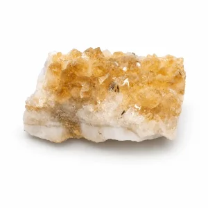 Raw Citrine Chunk — 4" Yellow Crystal for Abundance & Manifestation