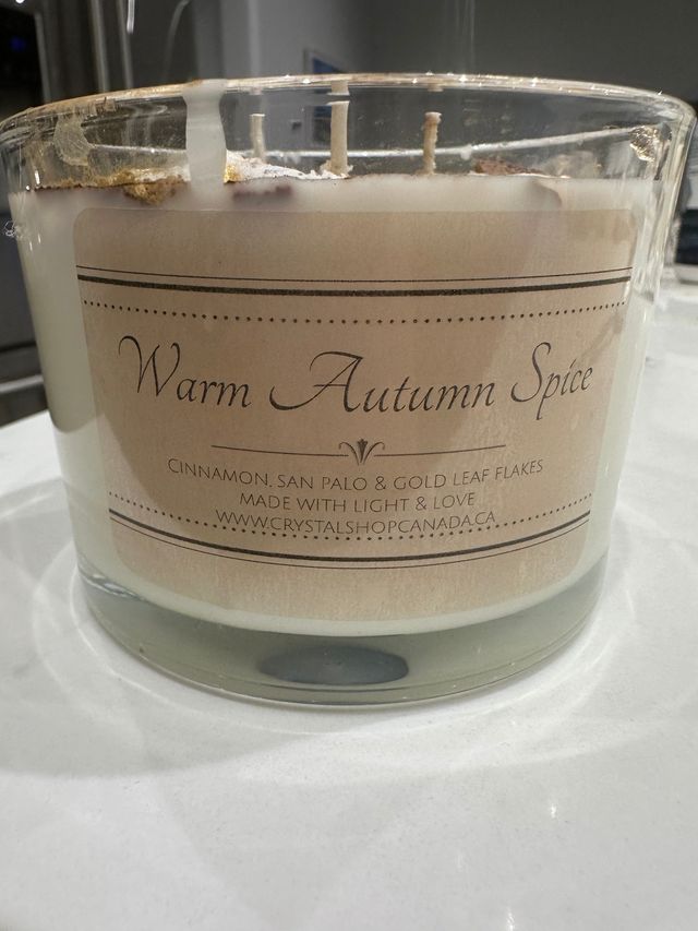 Autumn candle