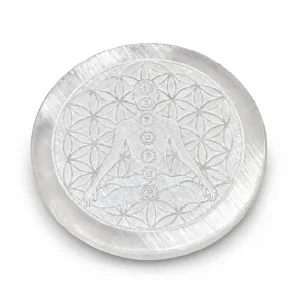 Selenite Charging Dish — Crystal Cleansing Plate for Your Collection