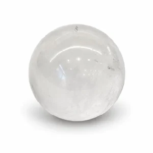 Clear Quartz Sphere — Polished Crystal Ball to Raise Your Space's Energy