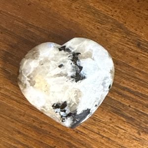 Rainbow moonstone Heart